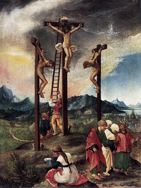 Albrecht Altdorfer Crucifixion Germany oil painting art